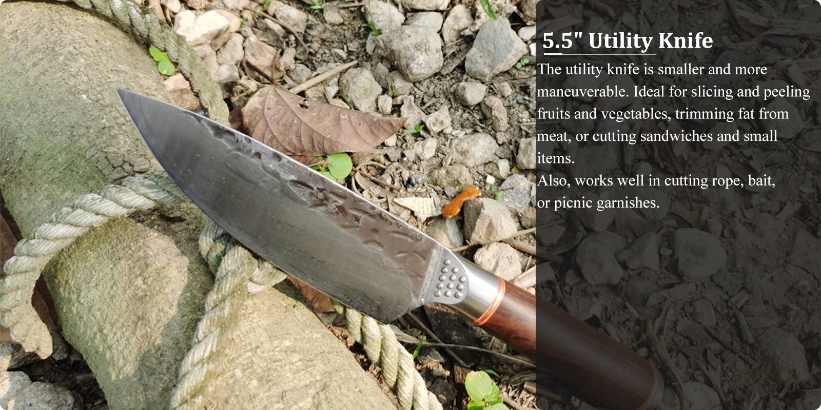 4-piece kitchen knife set - utility knife