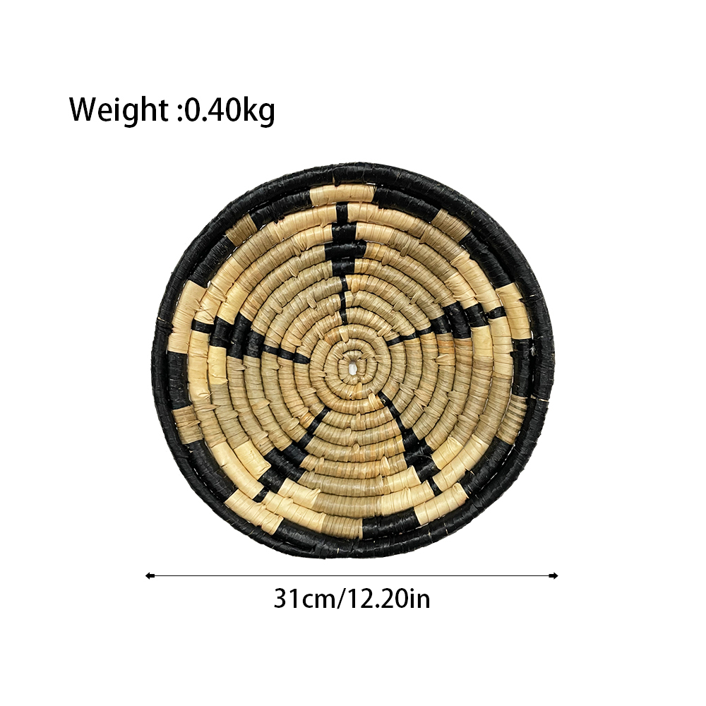  Set of 8 Rattan Woven Straw Art Crafts For Wall Home Decor Kitchen Decoration, Dining Mat