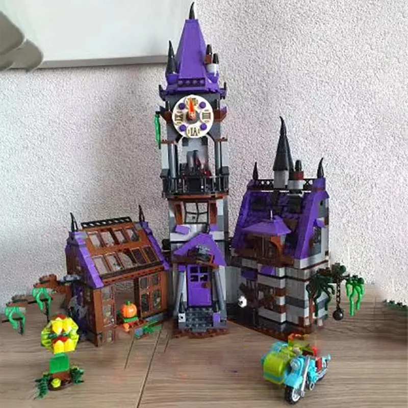 10432 10430 Scoobyed Mystery Machine Mansion Bus City Building Block Bricks Toys Joint Christmas Child Gift Toy 75904 75902