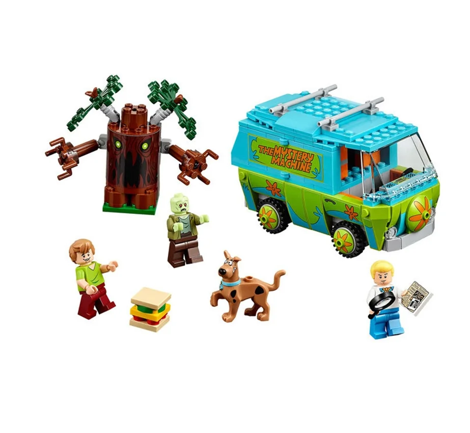 10432 10430 Scoobyed Mystery Machine Mansion Bus City Building Block Bricks Toys Joint Christmas Child Gift Toy 75904 75902