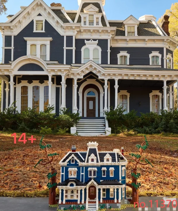 2026 NEW  MOC Creative Science TV Series Villa House City Architecture 11370 Building Blocks Children's Toys Gift