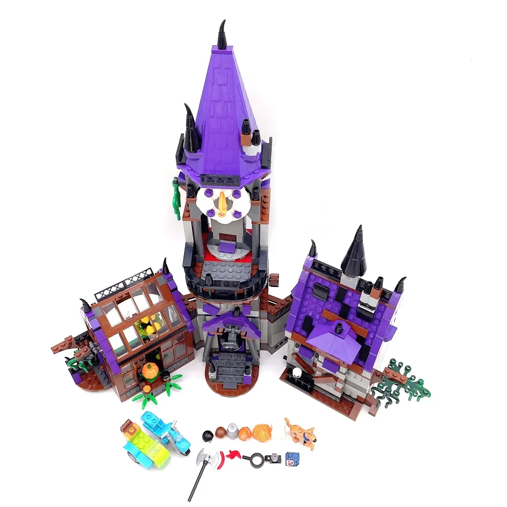 10432 10430 Scoobyed Mystery Machine Mansion Bus City Building Block Bricks Toys Joint Christmas Child Gift Toy 75904 75902