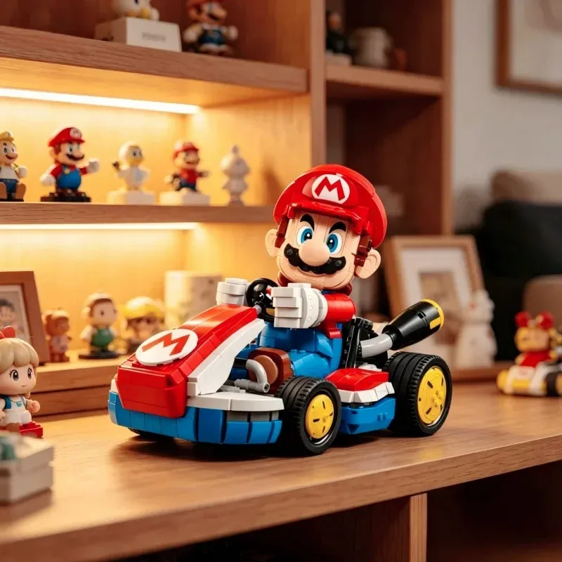 2026 New 1972pcs Kart Car Building Blocks 72037 DIY Assembly Model Toys For Adults Birthday Christmas Festival Party Gifts