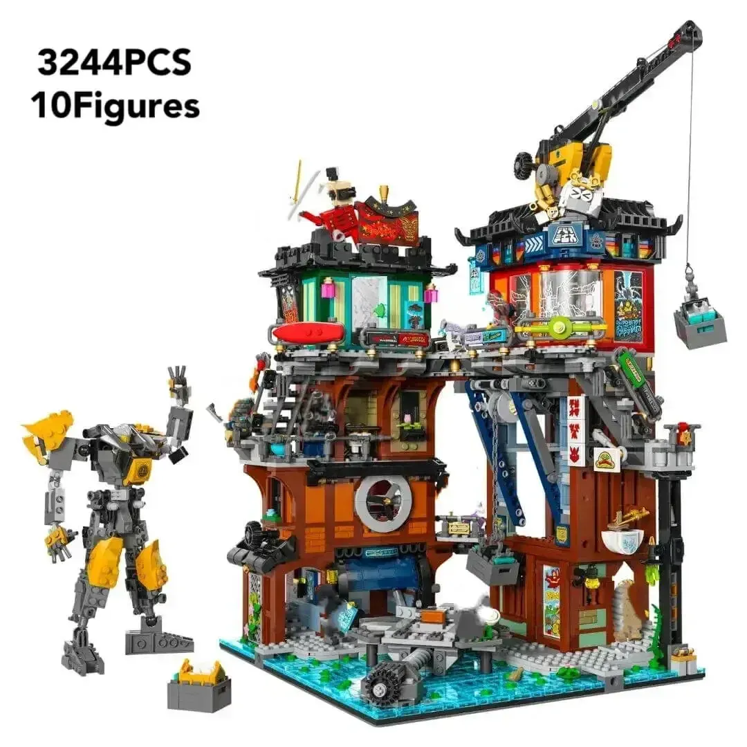 3244Pcs 71837 City Workshops Model Building Block Street View Architecture Brick DIY Toys for Children Boy Gifts