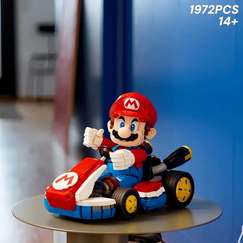 2026 New 1972pcs Kart Car Building Blocks 72037 DIY Assembly Model Toys For Adults Birthday Christmas Festival Party Gifts