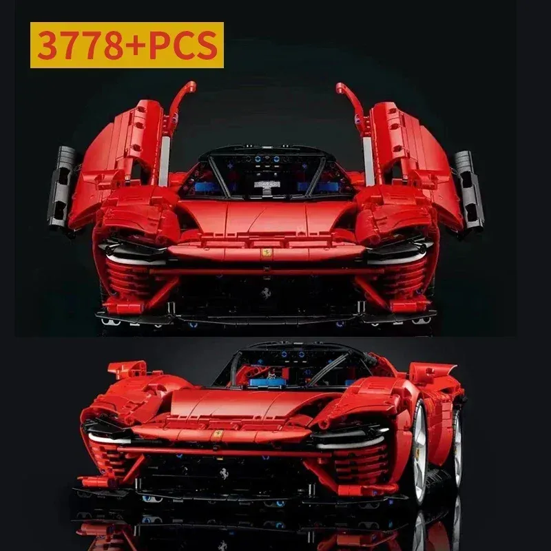 IN Stock 3778PCS Daytona SP3 42143 Supercar Model Building Block Toys for Boys Girls Birthday Christmas Gift