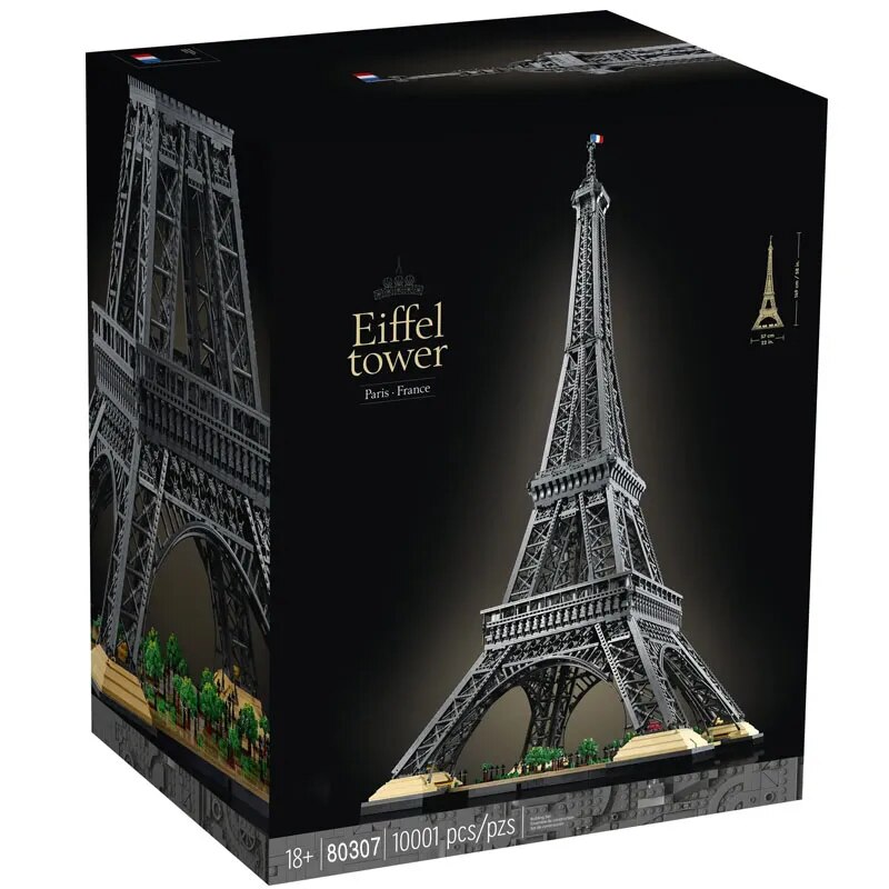 10001 PCS Large Eiffel Tower Building Blocks Bricks Kids Birthday Christmas Gifts Toy Compatible 10307 10181 17002 IN STOCK