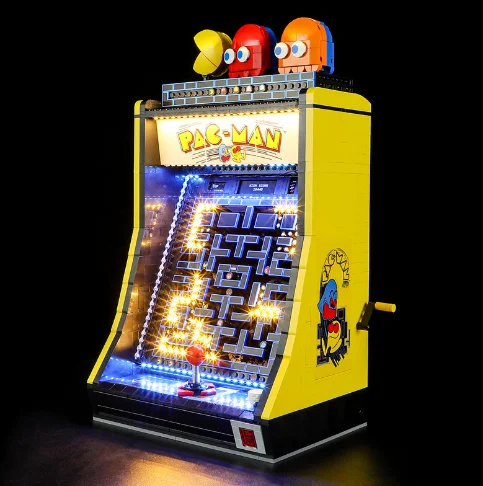 NEW 2651pcs Creative Pac Arcade Cabinet Compatible ICONS 10323 Building Blocks Assembly Bricks Toy for Children Christmas Gifts