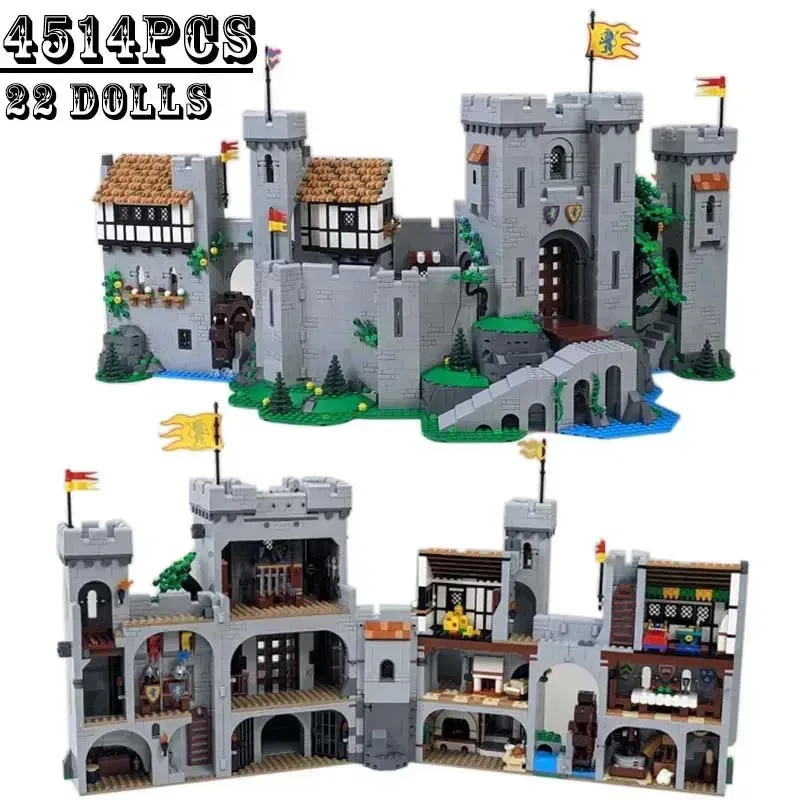 4514 PCS Lion King Castle Compatible 10305 85666 Building Blocks Bricks Education Kids Birthday Gifts Toy