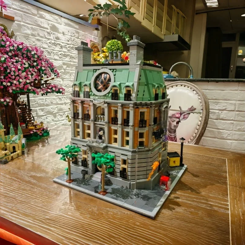 MOC 2708 pieces of Holy of Holies Building Brick Magician Hero Apartment Residence 76218 Sanctum Sanctorum Gift Assembly Children's Toy Set