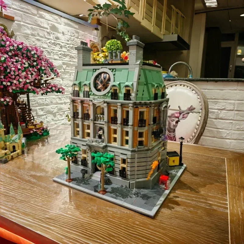 MOC 2708 pieces of Holy of Holies Building Brick Magician Hero Apartment Residence 76218 Sanctum Sanctorum Gift Assembly Children's Toy Set