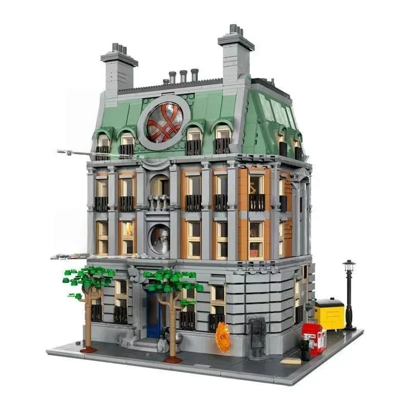 MOC 2708 pieces of Holy of Holies Building Brick Magician Hero Apartment Residence 76218 Sanctum Sanctorum Gift Assembly Children's Toy Set