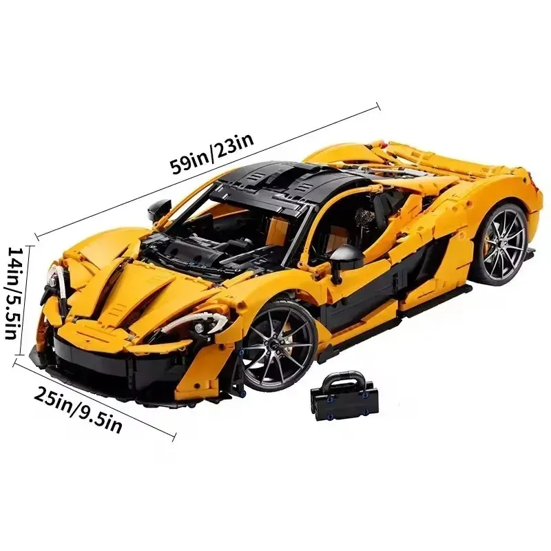 MOC 42172 Sports Car Construction Toy, Building Block Model 3893pcs, Toy Birthday Gift Christmas Gift