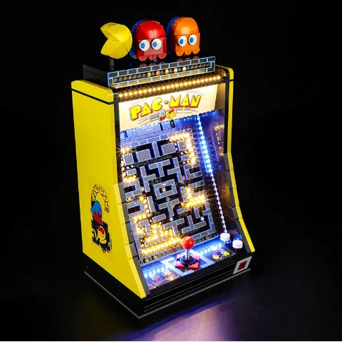 NEW 2651pcs Creative Pac Arcade Cabinet Compatible ICONS 10323 Building Blocks Assembly Bricks Toy for Children Christmas Gifts