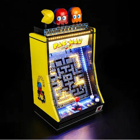 NEW 2651pcs Creative Pac Arcade Cabinet Compatible ICONS 10323 Building Blocks Assembly Bricks Toy for Children Christmas Gifts