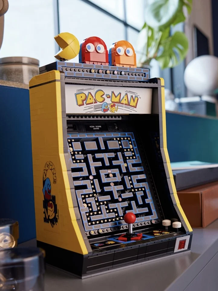 NEW 2651pcs Creative Pac Arcade Cabinet Compatible ICONS 10323 Building Blocks Assembly Bricks Toy for Children Christmas Gifts