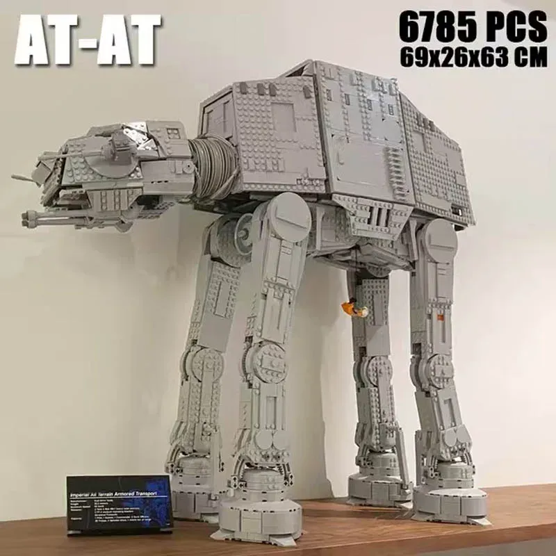 large sized Combat walker Compatible 75313 Model 66677 Building Blocks Bricks Educational Kid Toys Gifts 6785pcs