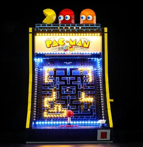 NEW 2651pcs Creative Pac Arcade Cabinet Compatible ICONS 10323 Building Blocks Assembly Bricks Toy for Children Christmas Gifts