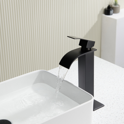 Mondawe bathroom vessel sink faucet for 1 hole
