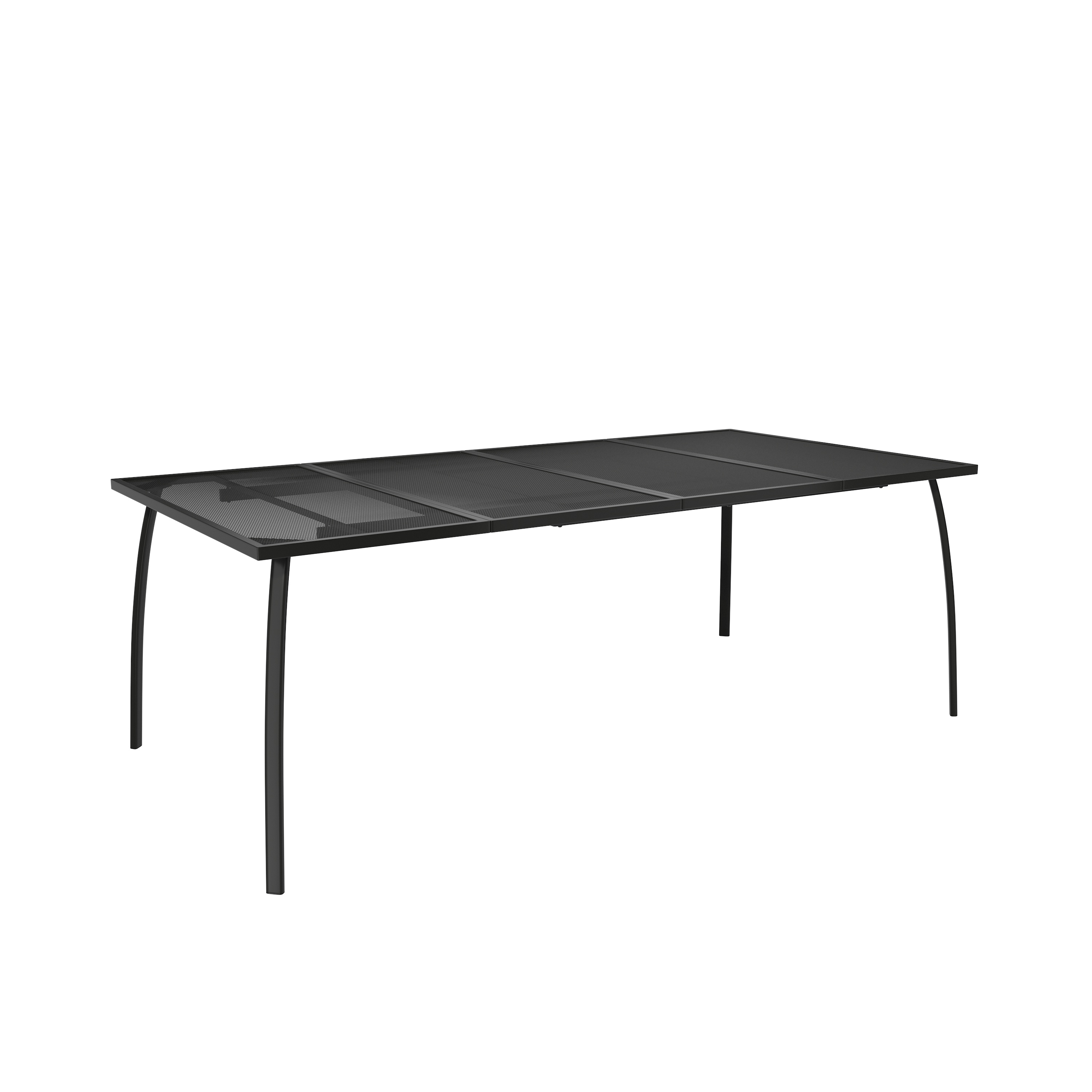 Large Outdoor Steel Metal Mesh Table For Outdoor Spaces Such As Patios