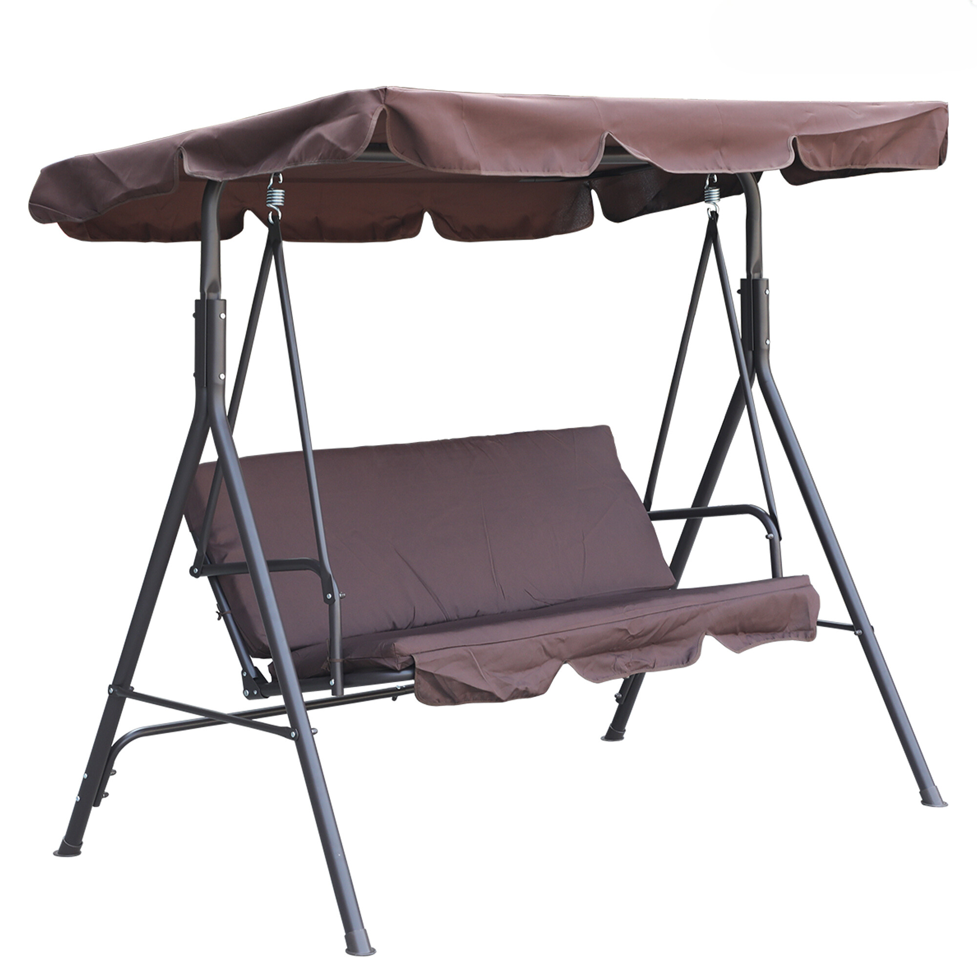 【Adul】PATIO Gymax 2 PCS Patio Metal Chairs Outdoor Dining Seat Heavy