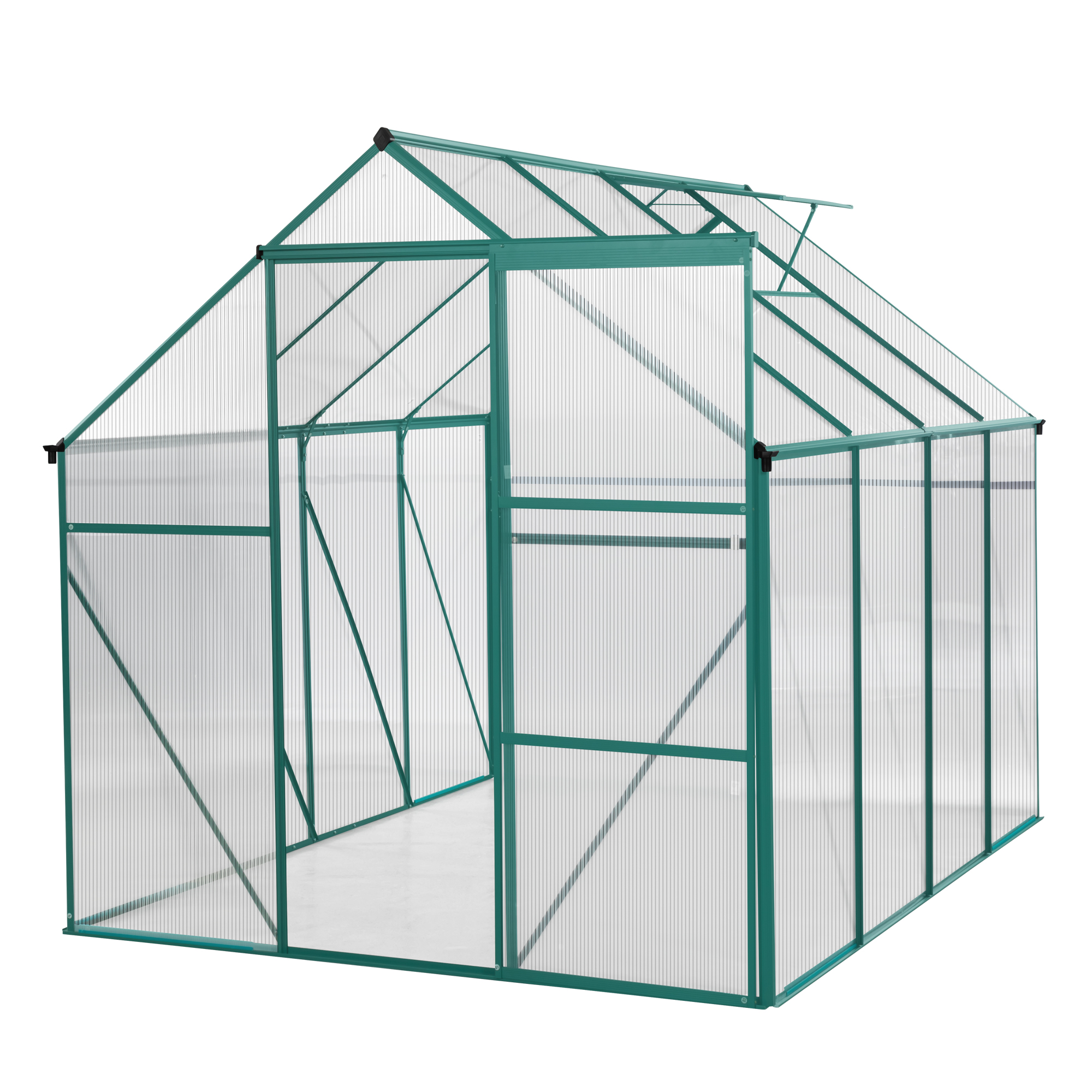 Green-6 x 8 FT Outdoor Patio Greenhouse 