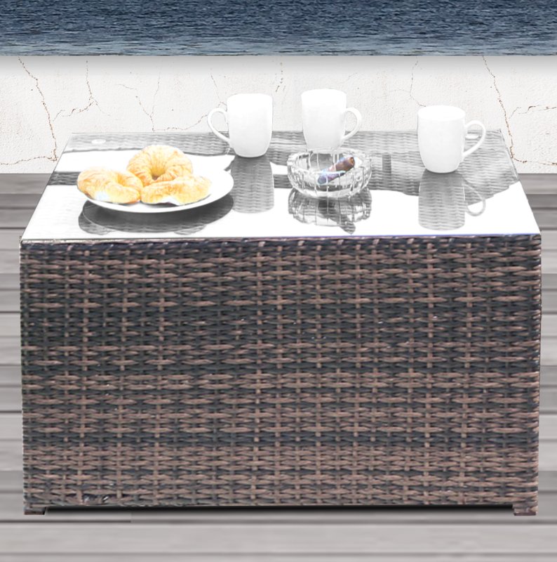 Fully Assembled Coffee Table (Brown) 