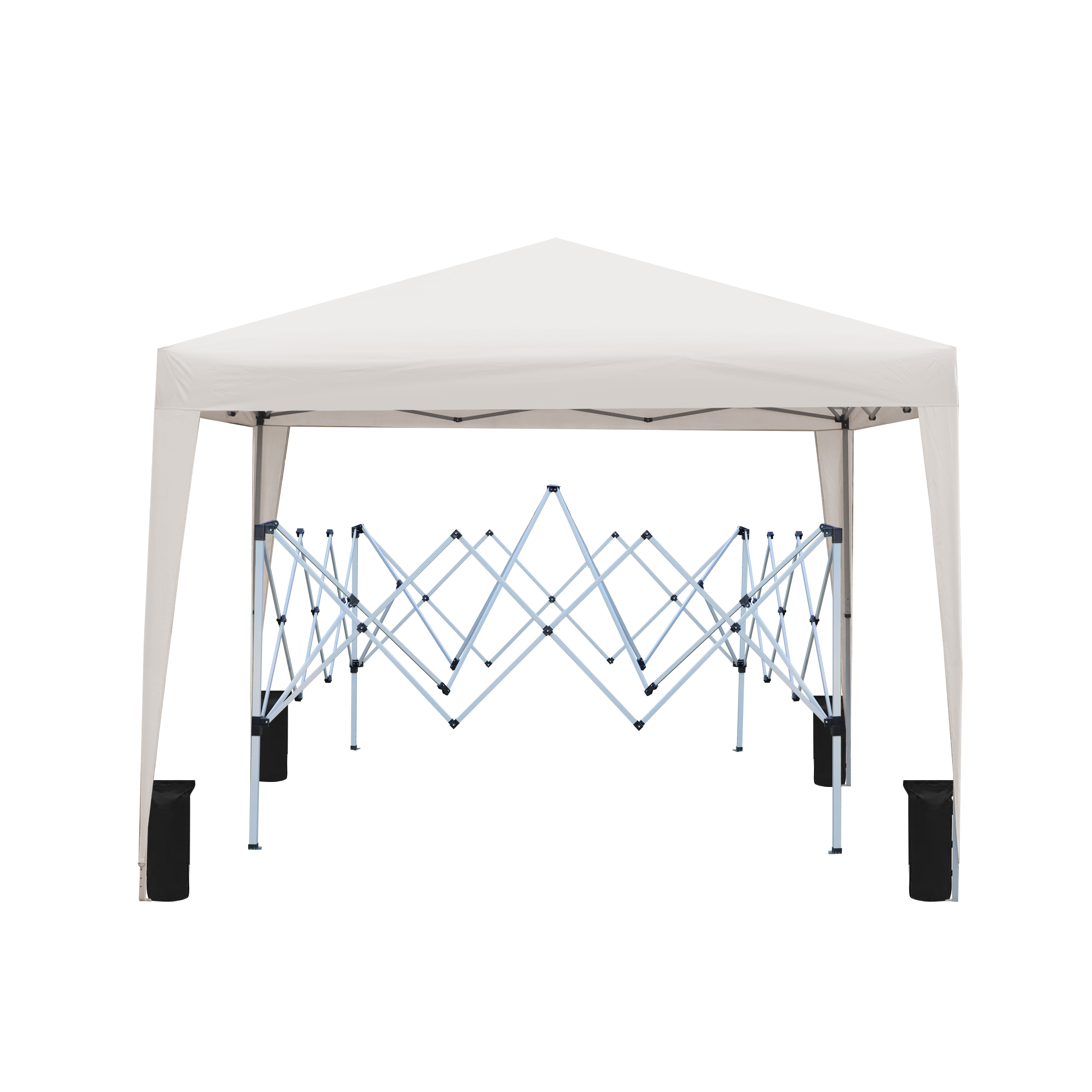 Outdoor 10x 10Ft Pop Up Gazebo Canopy Tent with 4pcs Weight sand bag,with Carry