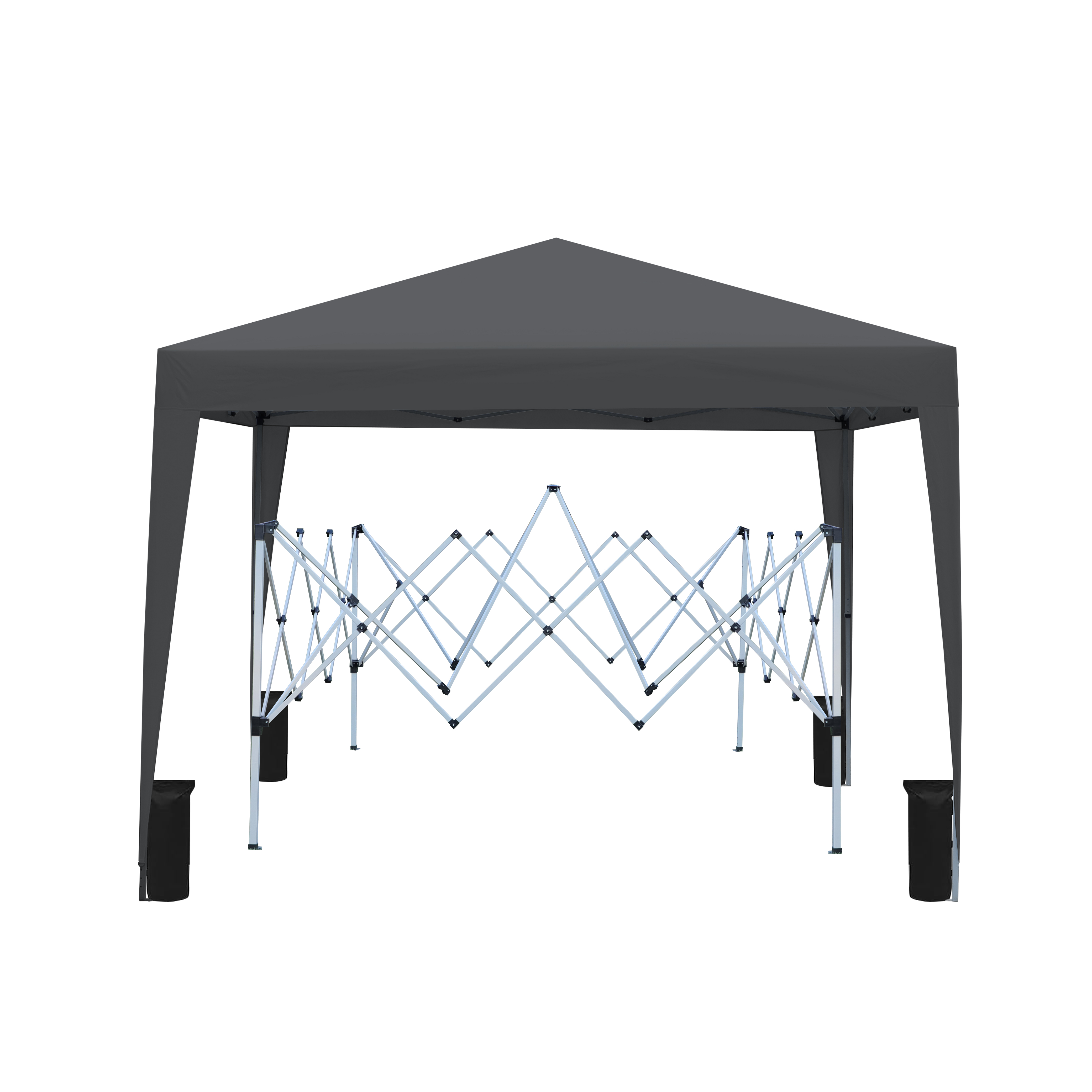 Outdoor 10x 10Ft Pop Up Gazebo Canopy Tent with 4pcs Weight sand bag,with Carry
