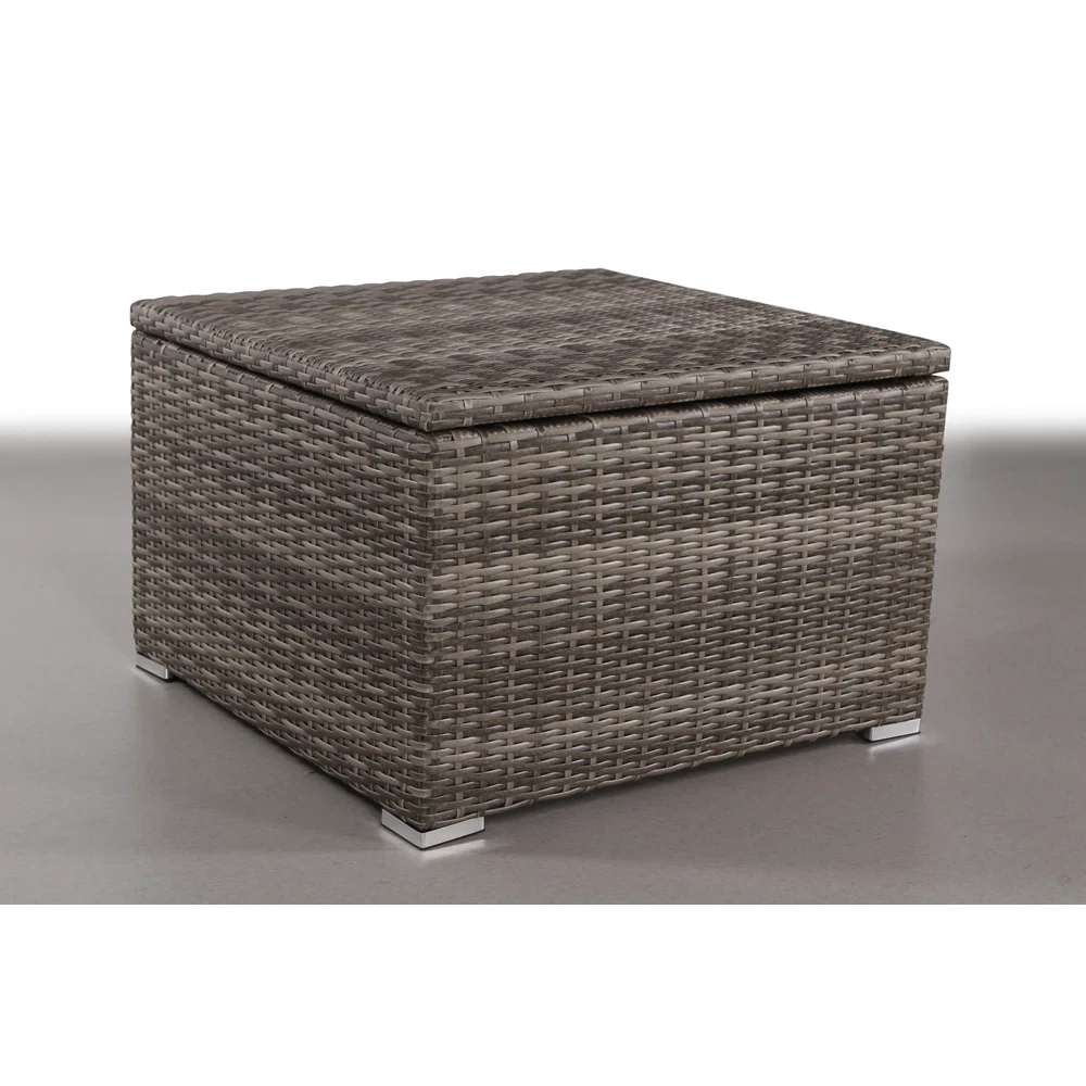 Fully Assembled Outdoor Storage End Table