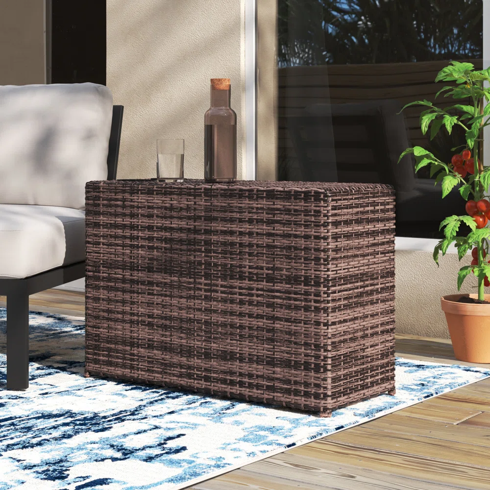 Mondawe Fully Assembled Outdoor Side Table
