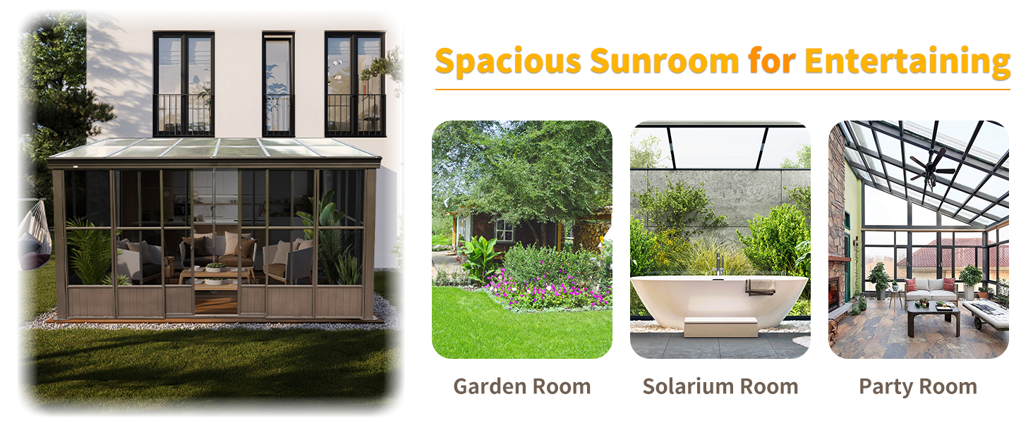 domi 10x12FT sunroom