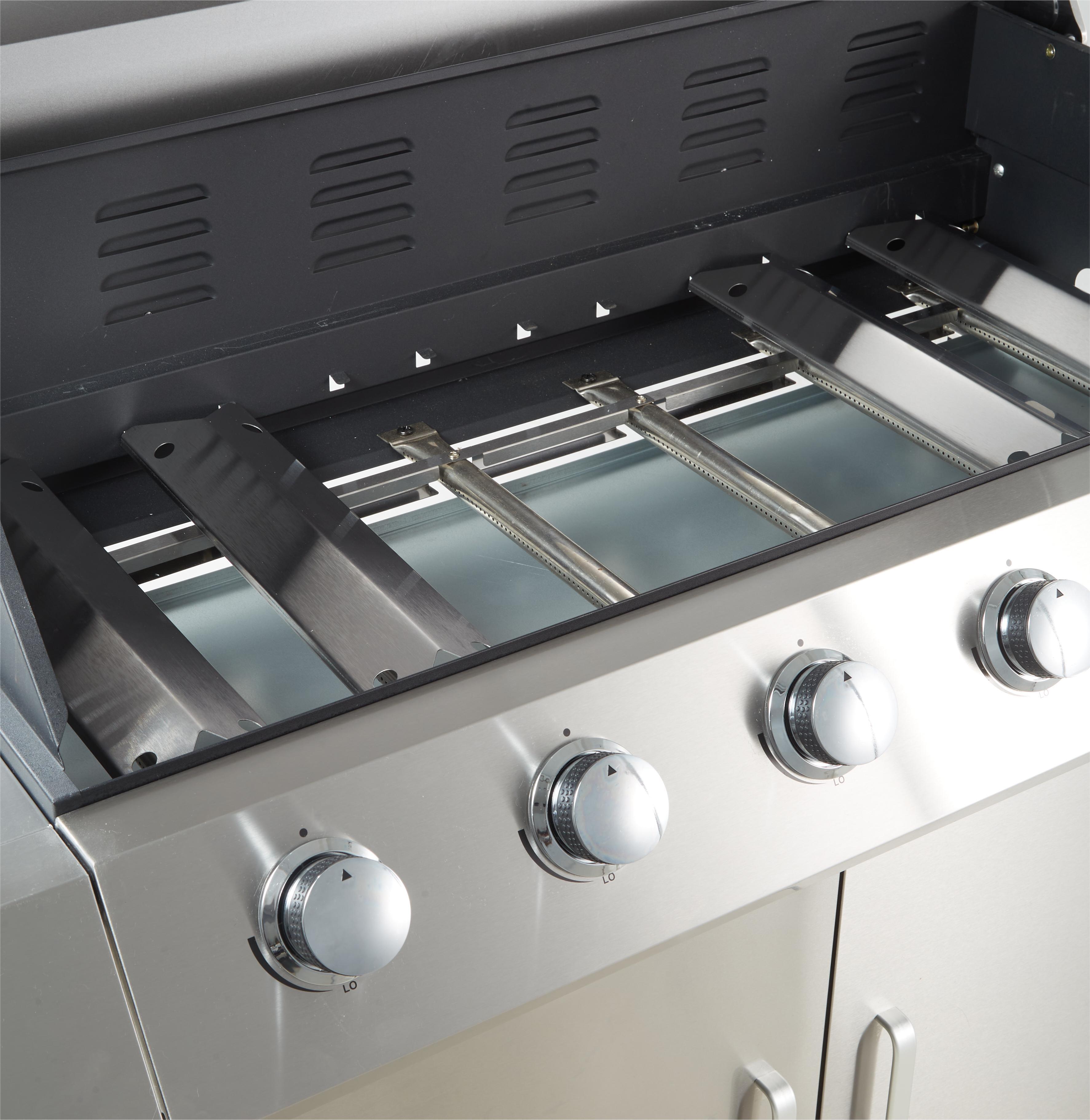 Propane Grill 6 Burner Barbecue Grill Stainless Steel Gas Grill