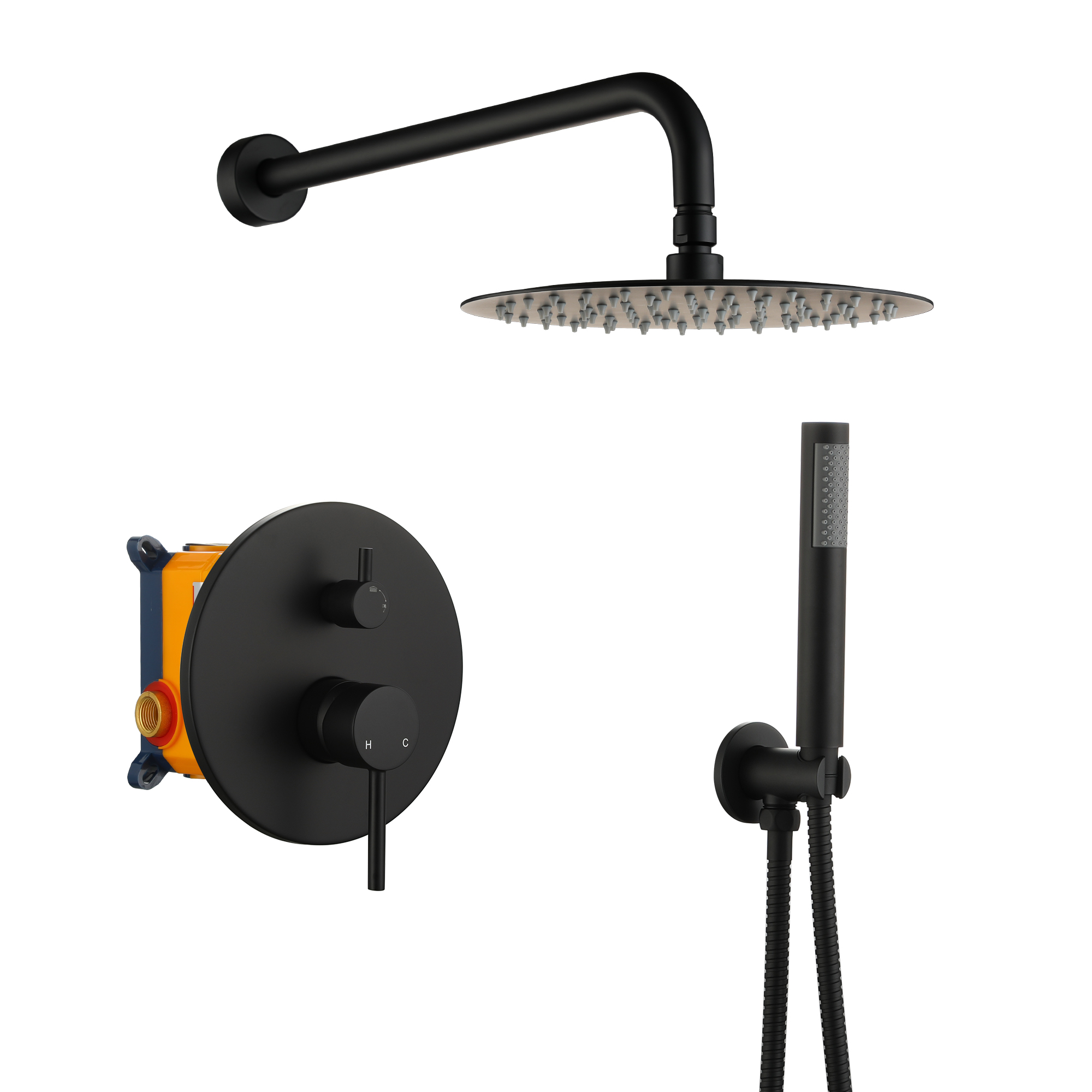 10-Inch Wall-mounted Round Shower Set
