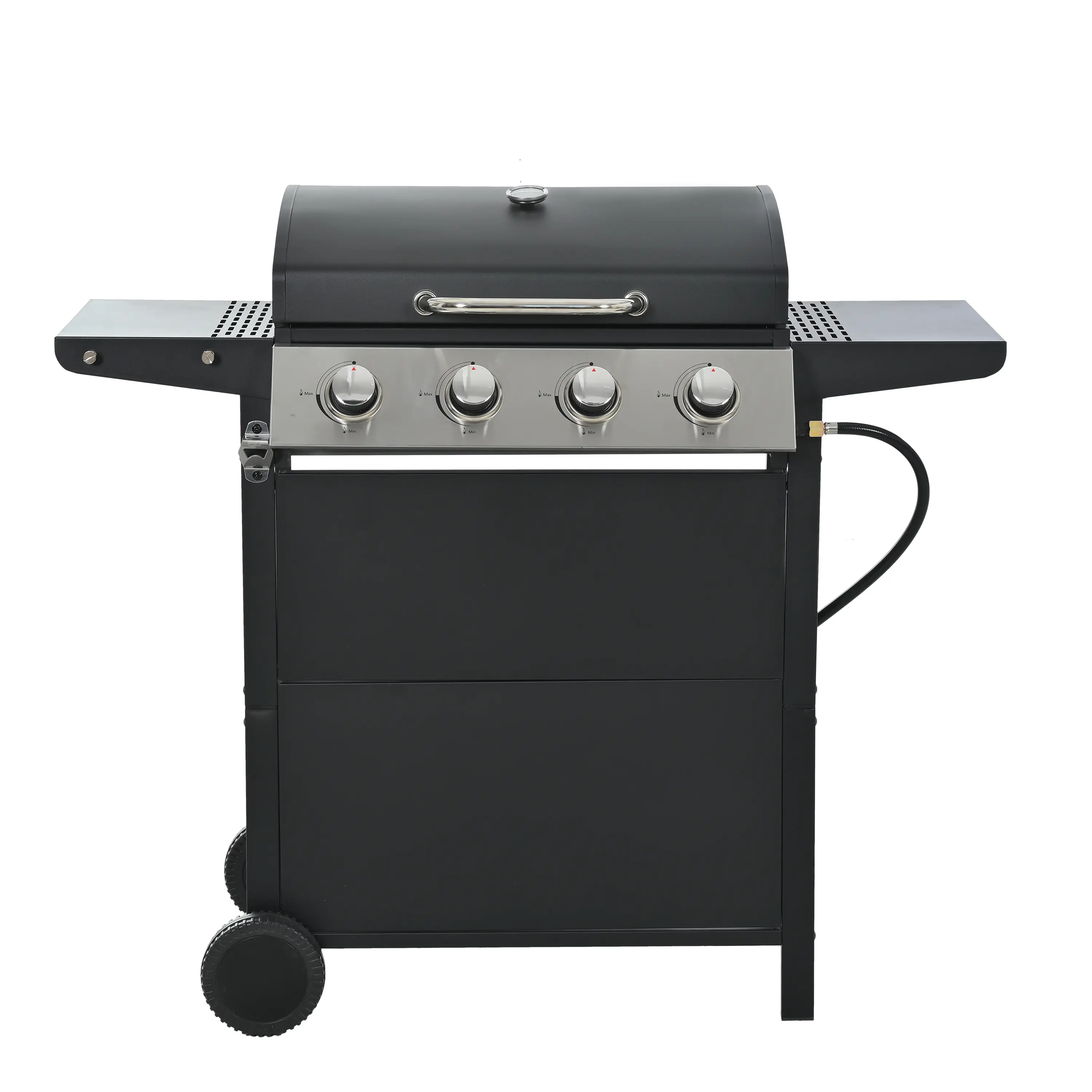 4-Burner Propane Gas Grill Stainless Steel BBQ for Outdoor