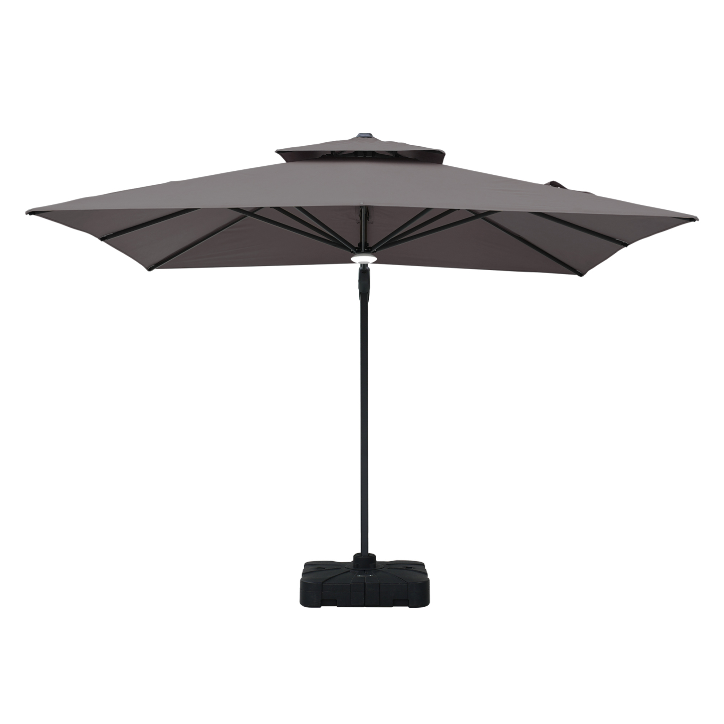 Cantilever Patio Umbrella with Base 10 ft Aluminum Outdoor Umbrellas