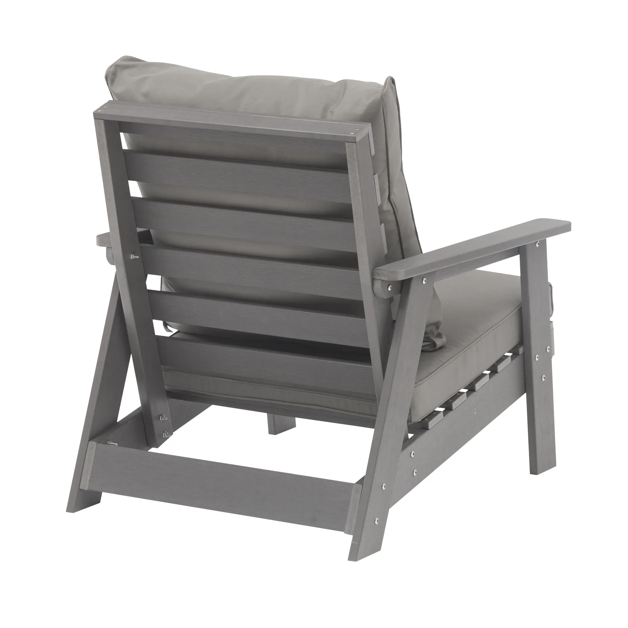Composite Outdoor Sofa Recliner with Cushion