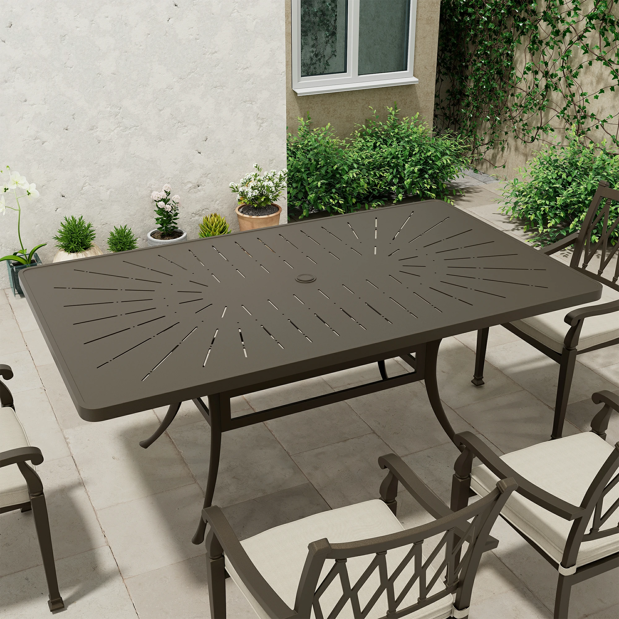テーブル・チェア・ハンモック chillingcampeeps cc standard table Horizon 72×42 Table - Solstice Poly