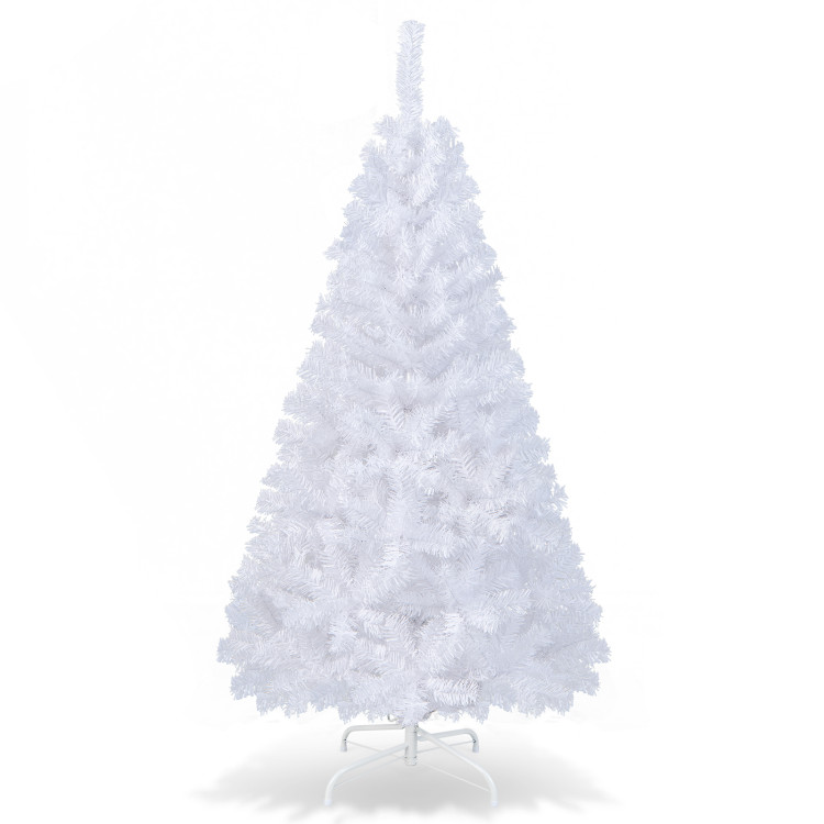 5/6/7/8 Feet White Christmas Tree with Solid Metal Legs - Gallery View 2 of 10 5/6/7/8 Feet White Christmas Tree with Solid Metal Legs - Gallery View 3 of 10 5/6/7/8 Feet White Christmas Tree with Solid Metal Legs - Gallery View 4 of 10 5/6/7/8 Feet Whit