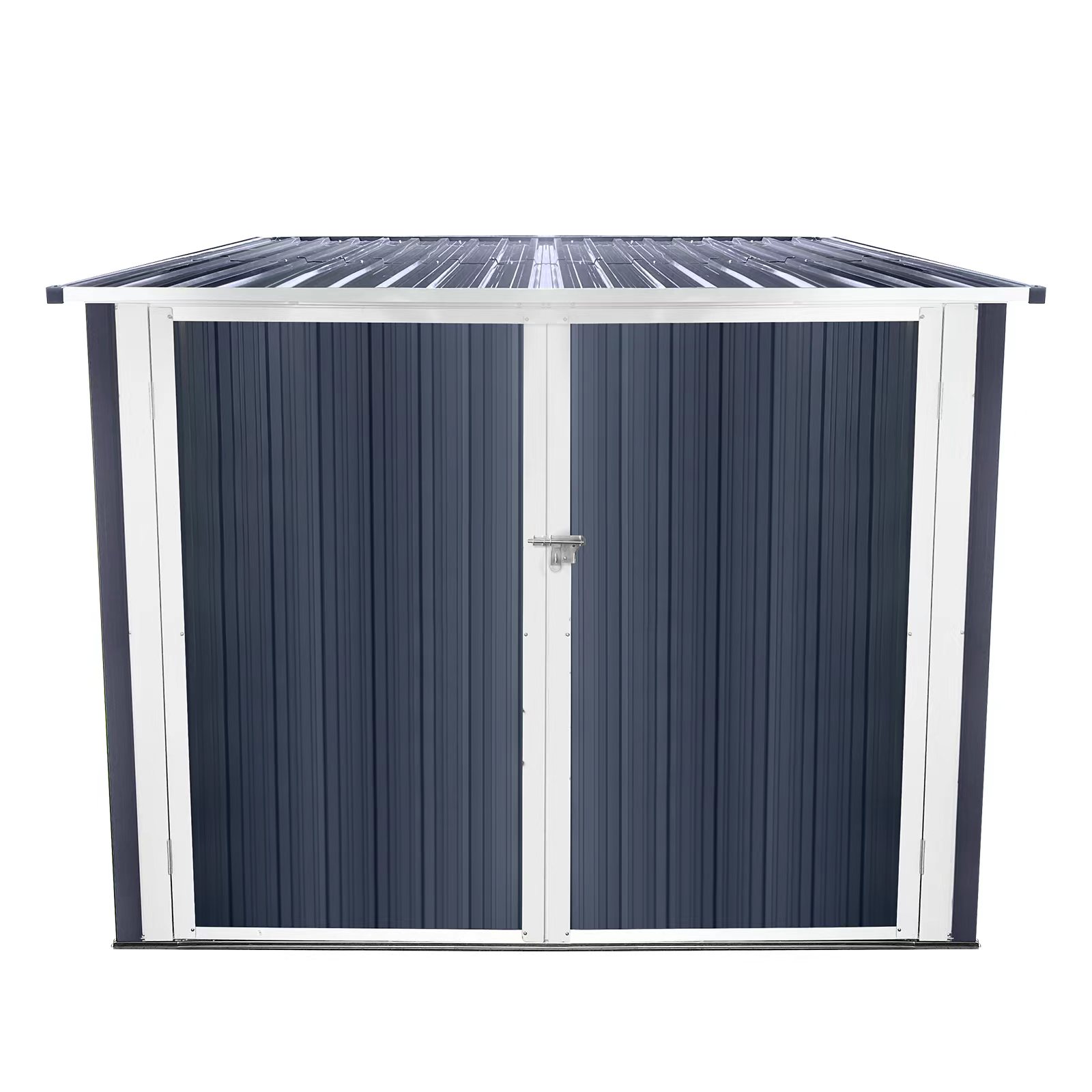 Bicycle Outdoor Steel Storage Shed ,Stores 4 Bikes,Grey 