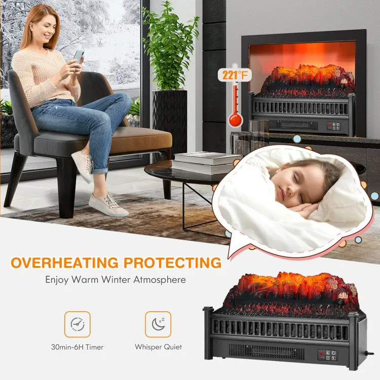 electric fireplace for better sleep