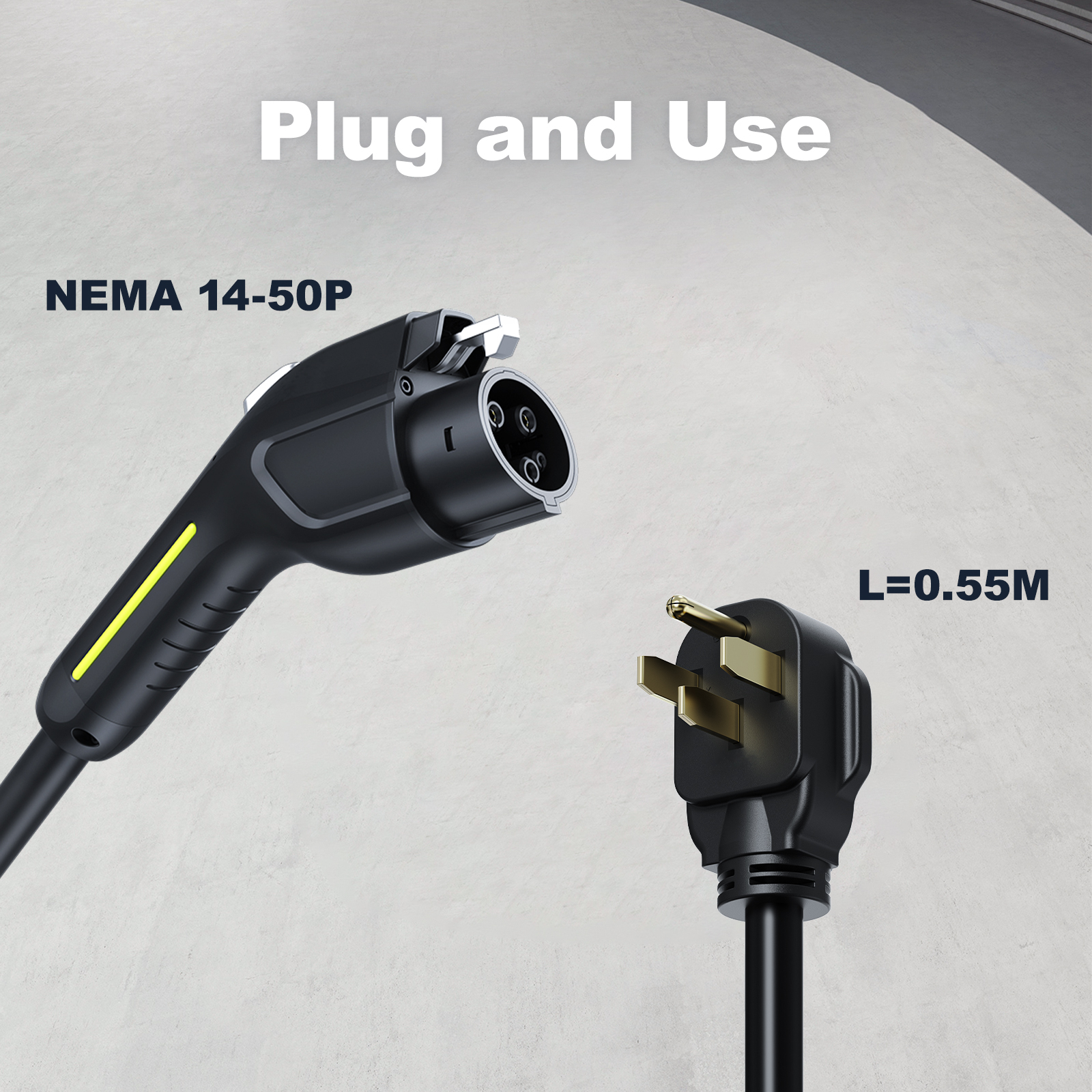 7KW/32A Electric Vehicle Portable Charger Level 2 EV Charger for All SAE J1772  | VDLPOWER EC20