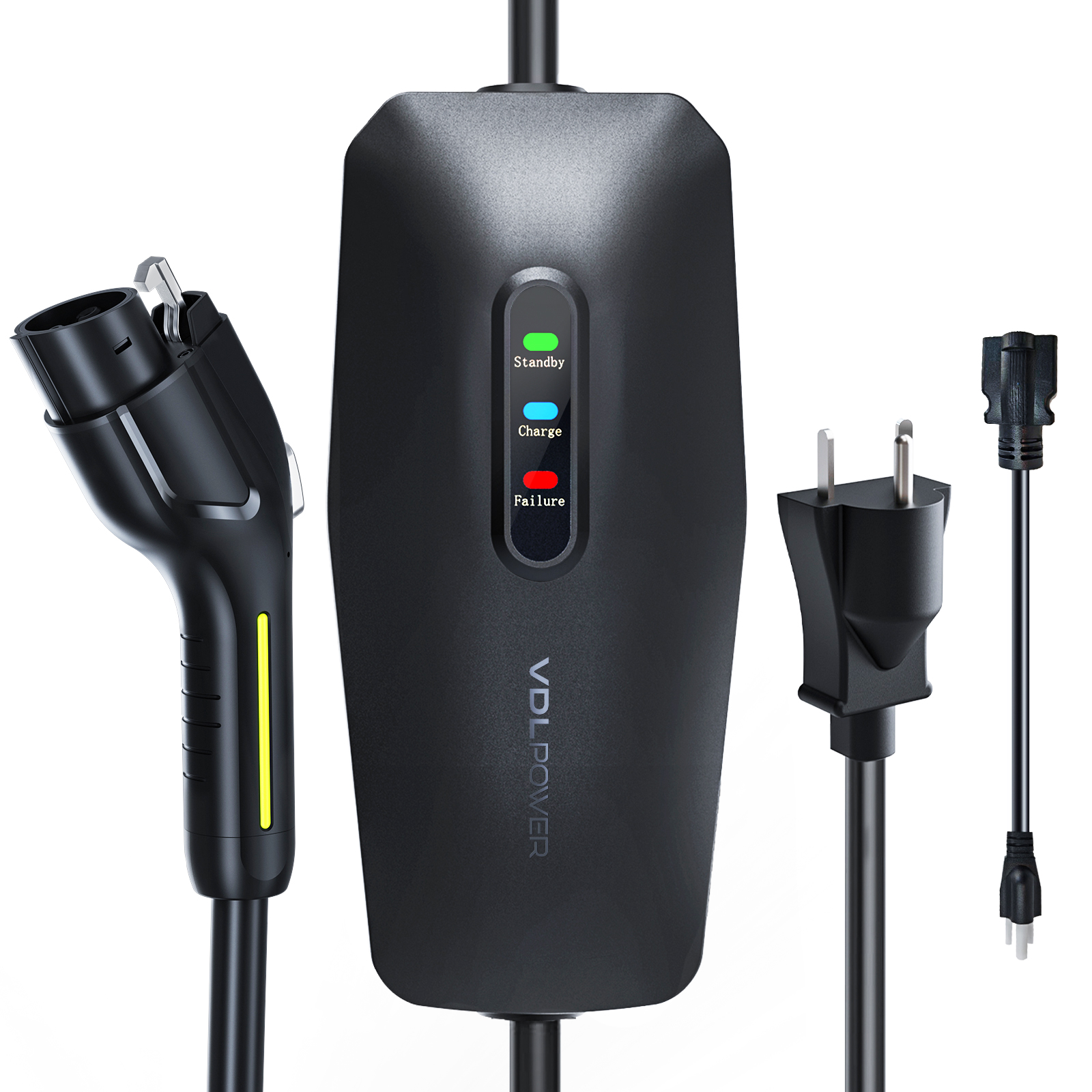 Electric Vehicle Portable Charger 3.5KW 16Amp Home EV Car Charging Station for All SAE J1772  | VDLPOWER EC10