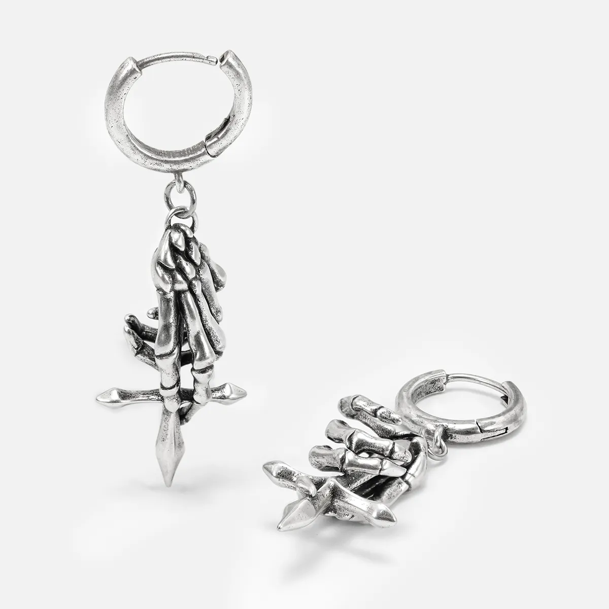 BONE CHARMED EARRINGS
