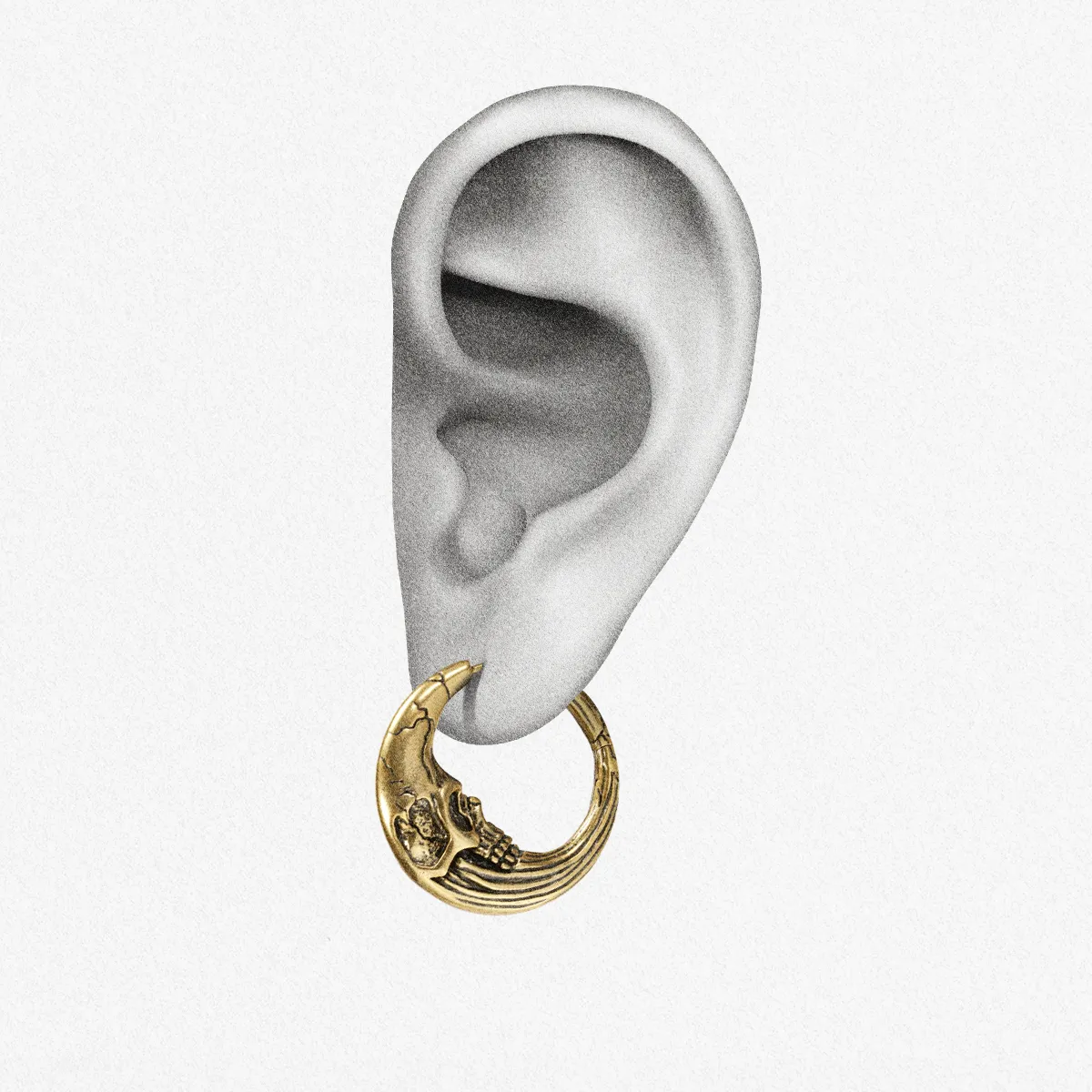 LUNAR SOLAR SKULLS EARRINGS