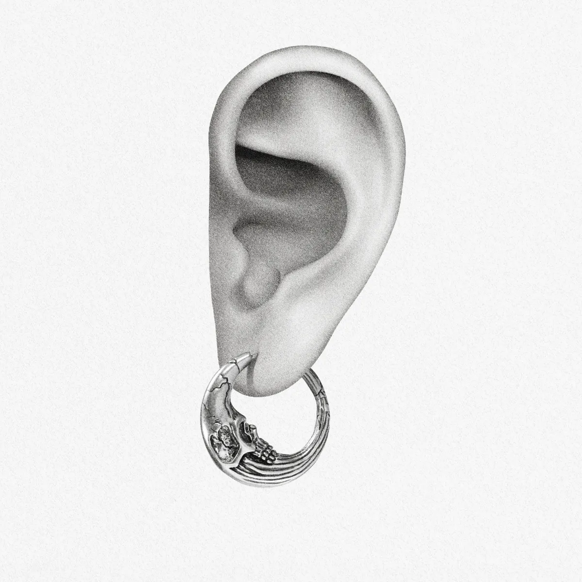 LUNAR SOLAR SKULLS EARRINGS