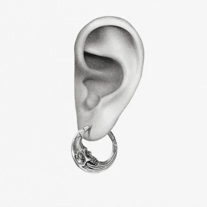 LUNAR SOLAR SKULLS EARRINGS