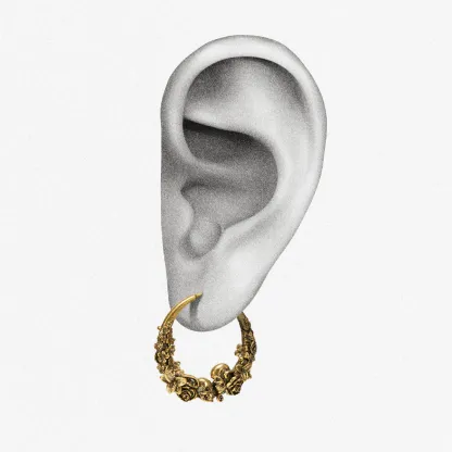 SKULL BLOSSOM EARRINGS