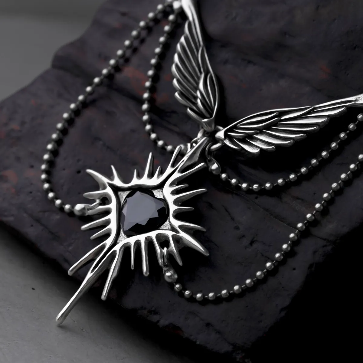 CELESTIAL STARBURST WINGS NECKLACES
