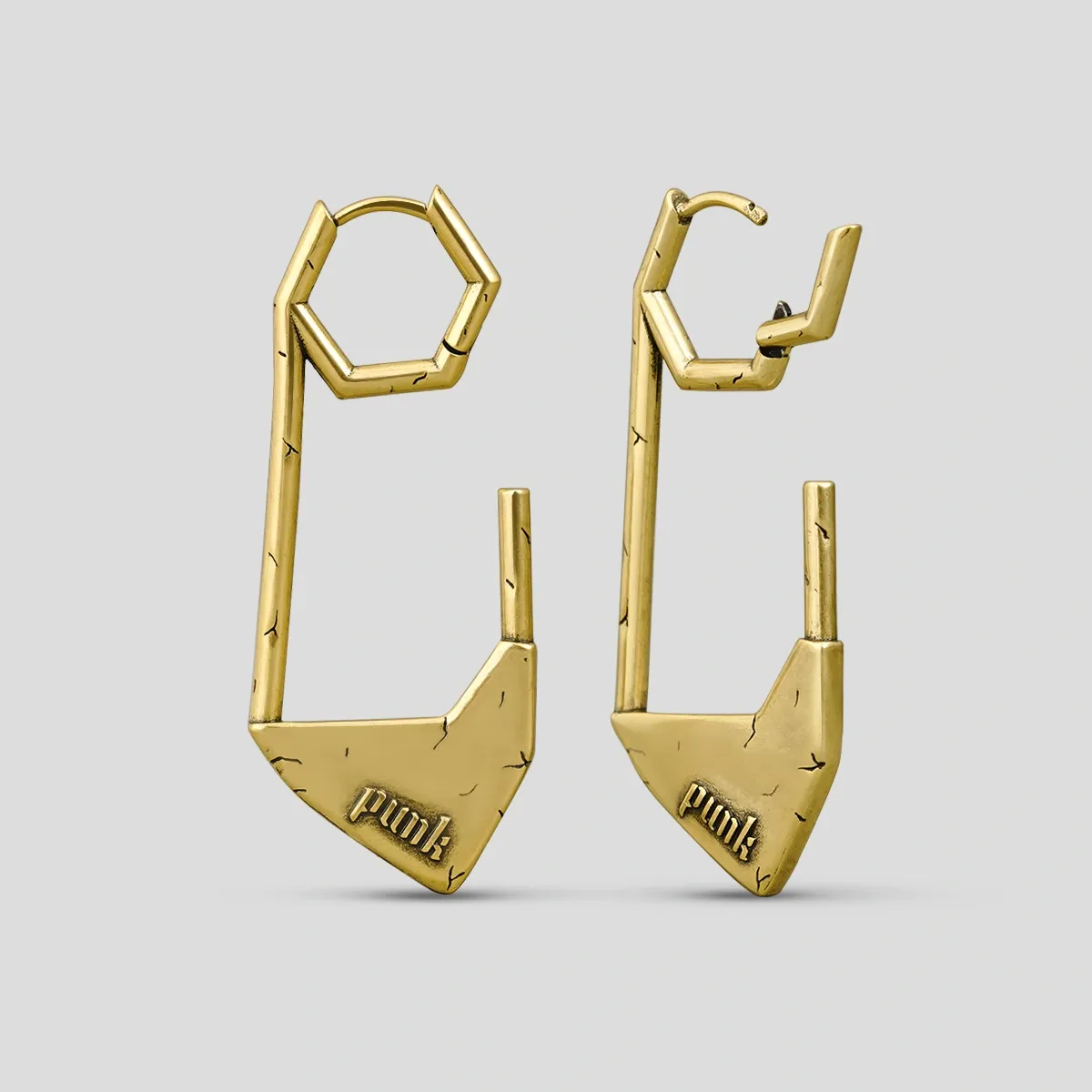 PUNK PAPERCLIP EARRINGS